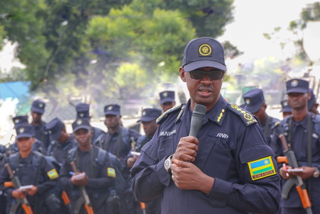 Police Chief Dan Munyuza urges officers to have ambition and vision