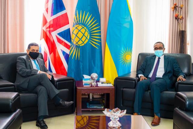 Foreign Minister Biruta receives UK Minister for the Commonwealth