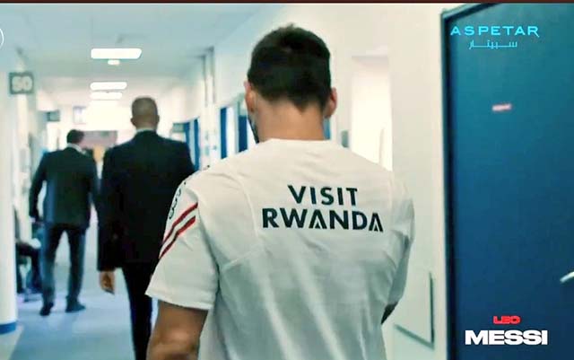 Rwanda trending after Messi’s ‘visit Rwanda’ wear