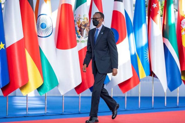 President Kagame attends G-20 Summit in Roma