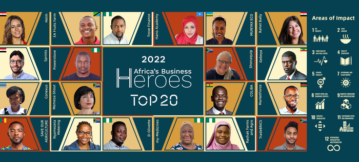 Africa’s Business Heroes Prize Competition 2022 Unveils Top 20 Finalists