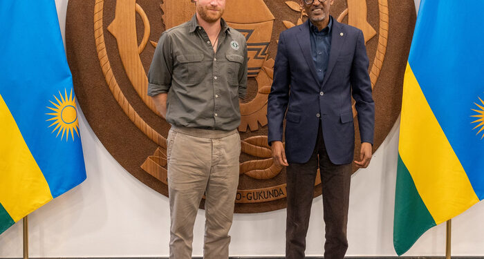 Prince Harry visits Rwanda on a wildlife conservation trip