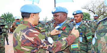UN Mission in S. Sudan decorates Rwandan peacekeepers