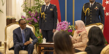 President Kagame in Singapore for a three-day working visit
