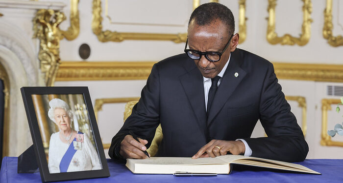 President Kagame in the UK for the funeral of late Queen Elizabeth II