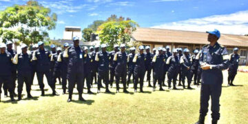 CP Bizimungu visit Rwandan Police peacekeepers in CAR
