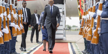 President Kagame in Mozambique for state visit