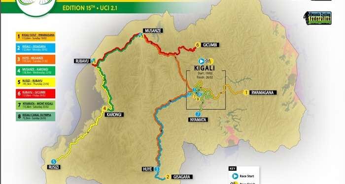 Tour of Rwanda breaking: Route for 2023 race unveiled