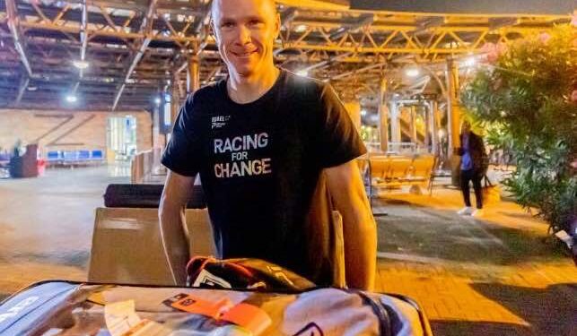 Chris Froome lands in Kigali for Tour du Rwanda