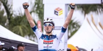 Ethan Vernon, first British winner in Tour du Rwanda