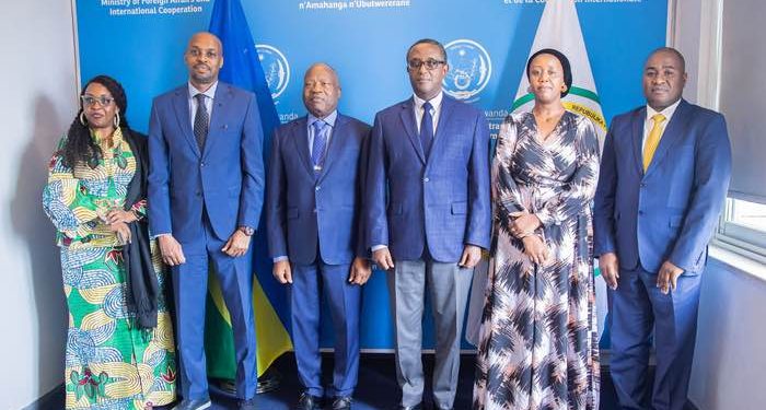 Minister Biruta receive ICGLR Executive Secretary