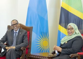 President Kagame hold talks with Tanzanian counterpart, Samia Hassan