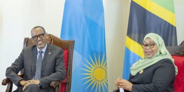 President Kagame hold talks with Tanzanian counterpart, Samia Hassan