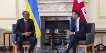 President Kagame, UK Prime Minister Sunak hold talks in London