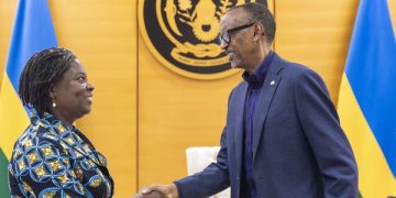 President Kagame receive World Bank Vice President for Eastern and Southern Africa
