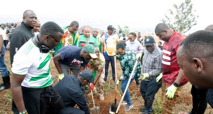 EALA MPs join participate in monthly Umuganda in Kigali