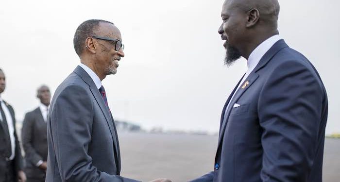 Presidents Kagame, Guinean Doumbouya hold tête-à-tête in Kigali