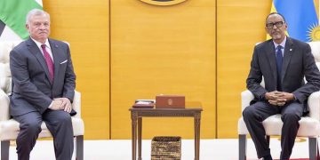 King Abdullah II of Jordan in Kigali for state visit