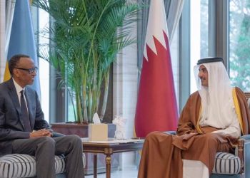 President Kagame meet Amir of Qatar