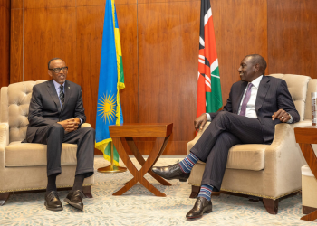 Kagame meets Kenyan counterpart Ruto in Dubia 