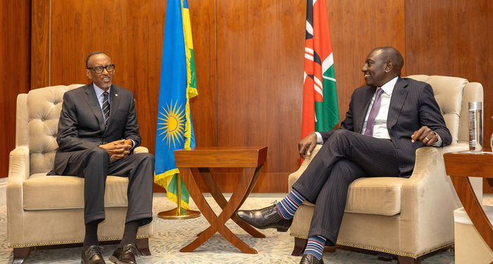 Kagame meets Kenyan counterpart Ruto in Dubia