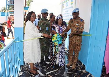 Rwandan peacekeepers in CAR hand over maternity facility
