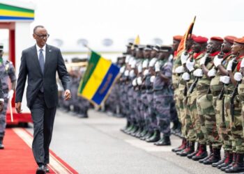 President Kagame Attends Inauguration of Gabon’s Brice Nguema