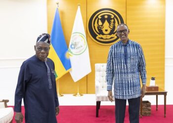 President Kagame Hosts Obasanjo for Talks on Eastern DRC Conflict