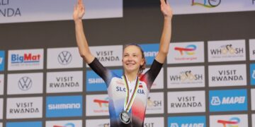 Viktória Chladoňová Shines with Dual Silver at Rwanda World Championships