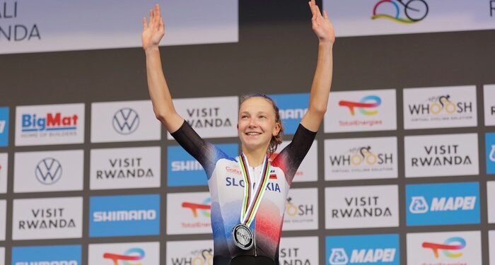 Viktória Chladoňová Shines with Dual Silver at Rwanda World Championships