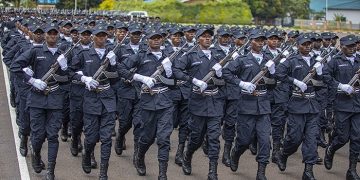 Kagame promotes 5,746 police officers, five elevated to Commissioner rank