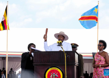 President-elect Yoweri Museveni sworn for another five-year term
