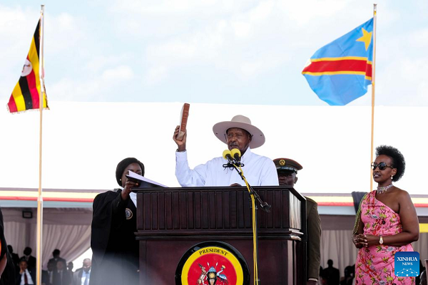 President-elect Yoweri Museveni sworn for another five-year term