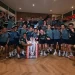 Arsenal celebrate the title win with a game to spare