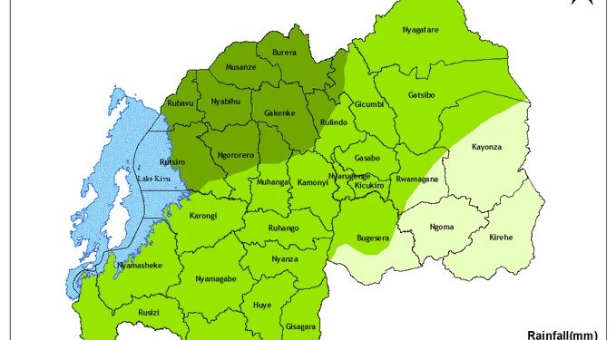 Heavy rains, strong winds expected across Rwanda in early June
