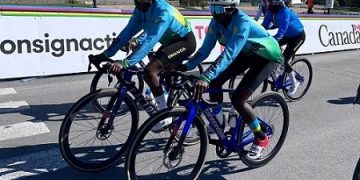 Who are the two Rwandan cyclists at the centre of the Canada mystery?