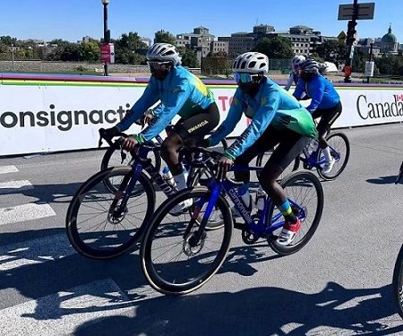 Who are the two Rwandan cyclists at the centre of the Canada mystery?
